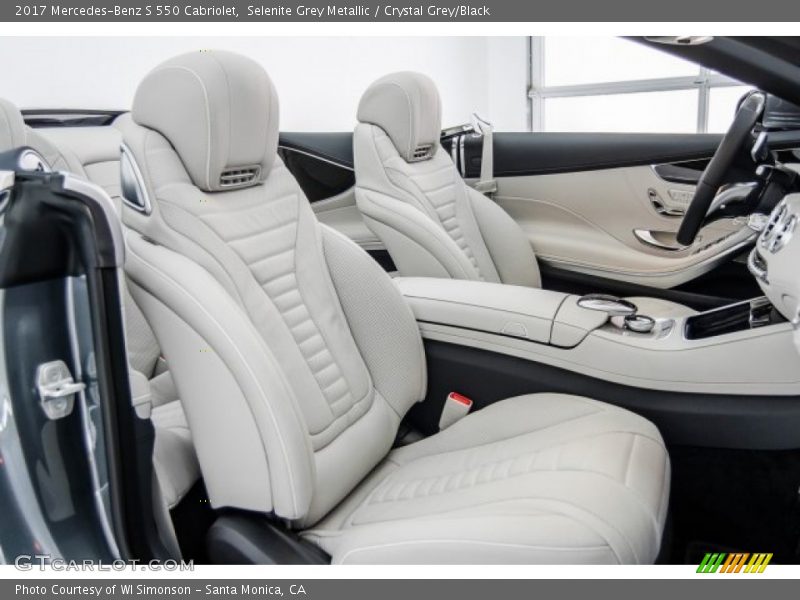 Selenite Grey Metallic / Crystal Grey/Black 2017 Mercedes-Benz S 550 Cabriolet