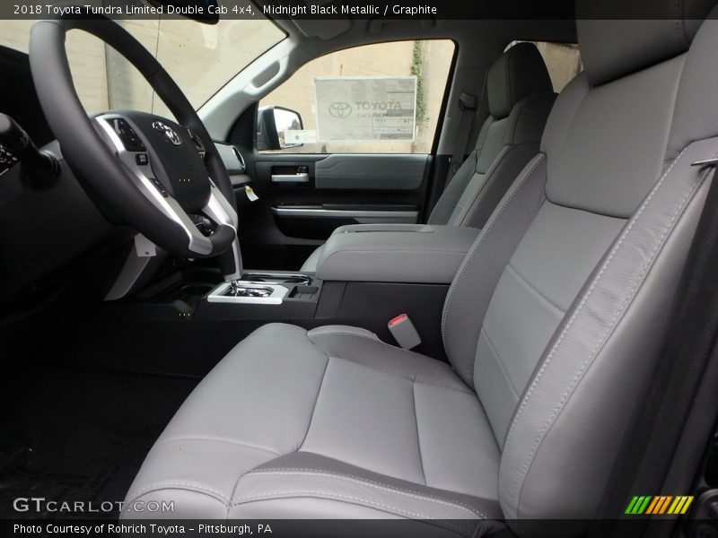 Front Seat of 2018 Tundra Limited Double Cab 4x4