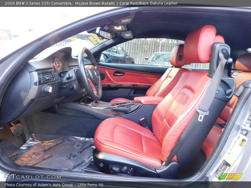 Mojave Brown Metallic / Coral Red/Black Dakota Leather 2009 BMW 3 Series 335i Convertible
