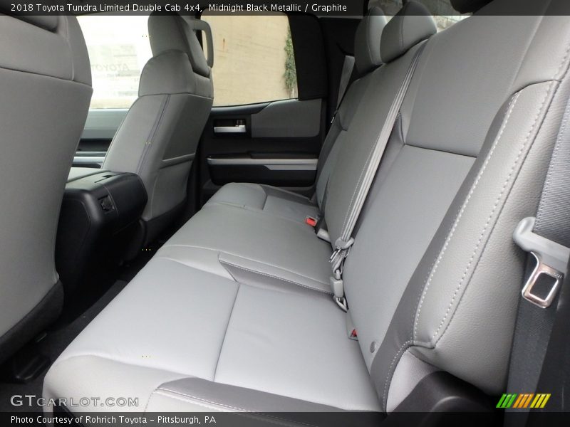 Rear Seat of 2018 Tundra Limited Double Cab 4x4