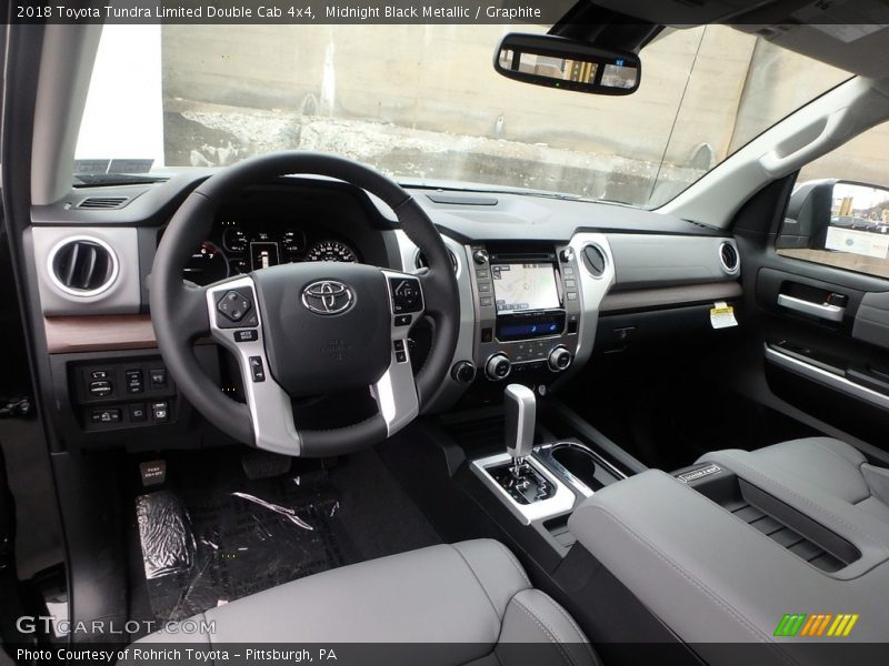  2018 Tundra Limited Double Cab 4x4 Graphite Interior