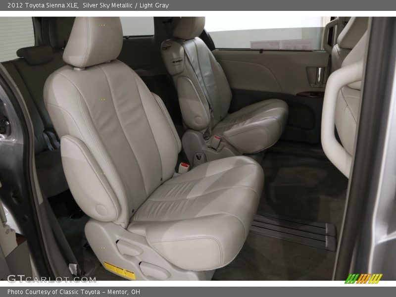 Silver Sky Metallic / Light Gray 2012 Toyota Sienna XLE