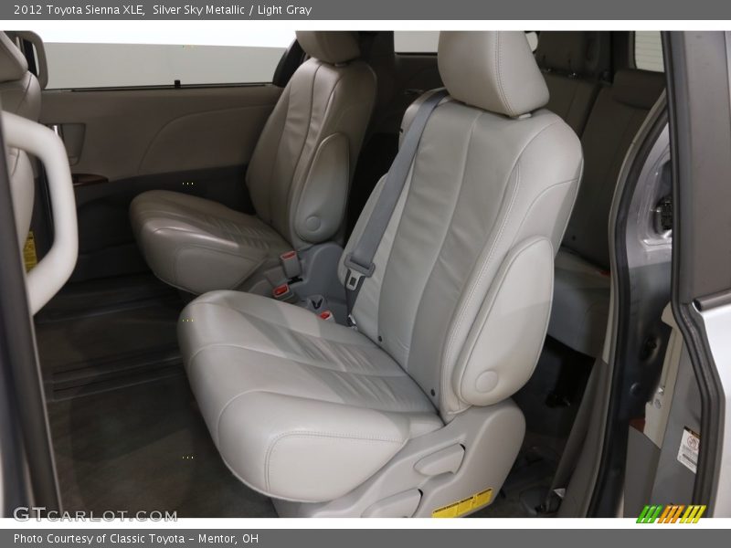 Silver Sky Metallic / Light Gray 2012 Toyota Sienna XLE