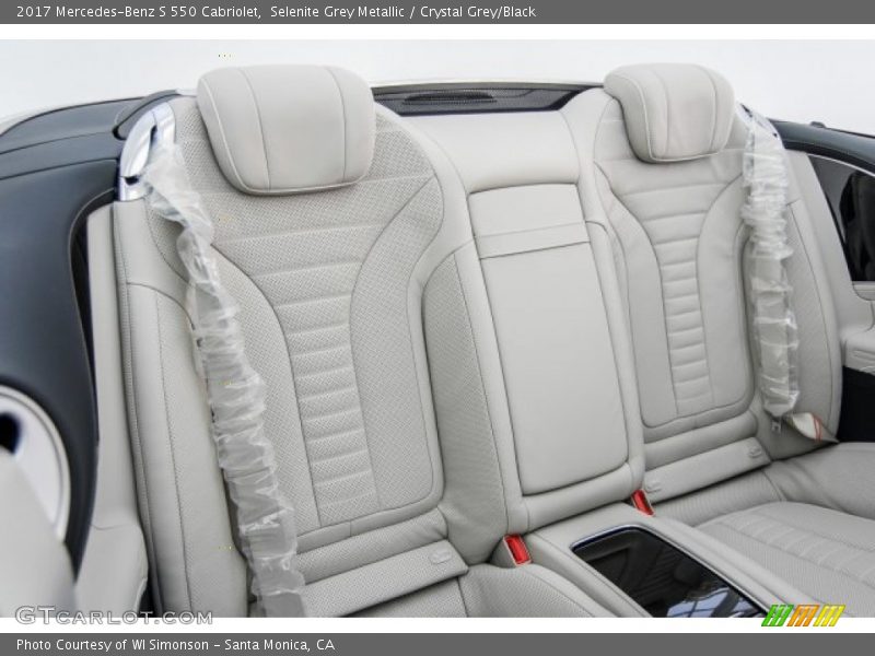 Selenite Grey Metallic / Crystal Grey/Black 2017 Mercedes-Benz S 550 Cabriolet