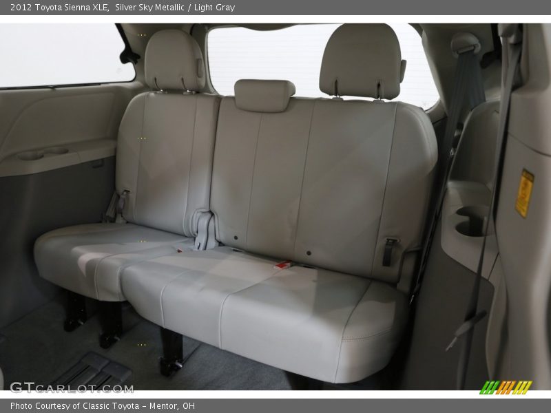 Silver Sky Metallic / Light Gray 2012 Toyota Sienna XLE