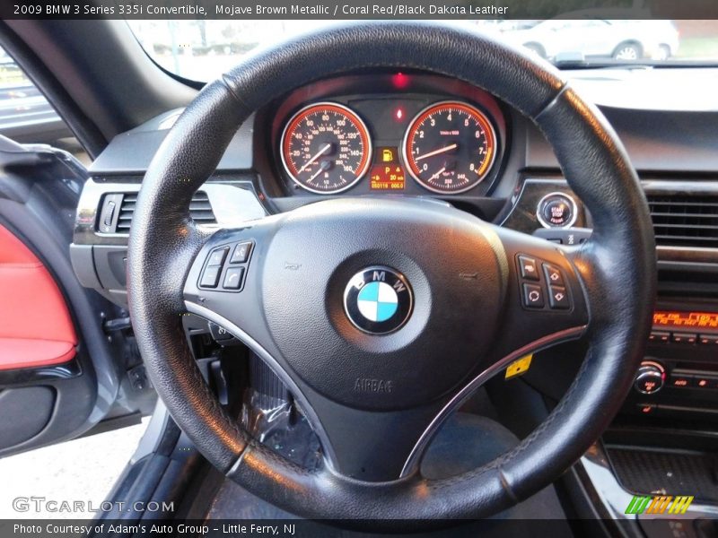Mojave Brown Metallic / Coral Red/Black Dakota Leather 2009 BMW 3 Series 335i Convertible