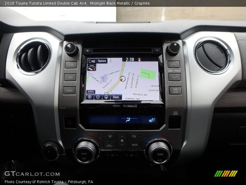 Navigation of 2018 Tundra Limited Double Cab 4x4