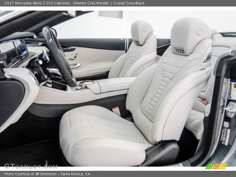 Selenite Grey Metallic / Crystal Grey/Black 2017 Mercedes-Benz S 550 Cabriolet
