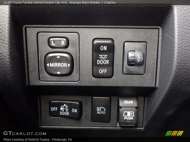 Controls of 2018 Tundra Limited Double Cab 4x4
