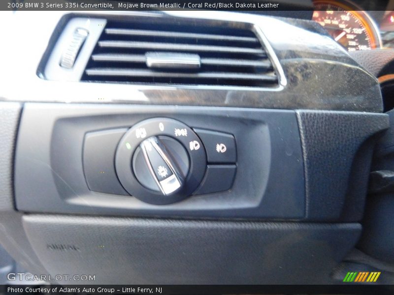 Mojave Brown Metallic / Coral Red/Black Dakota Leather 2009 BMW 3 Series 335i Convertible