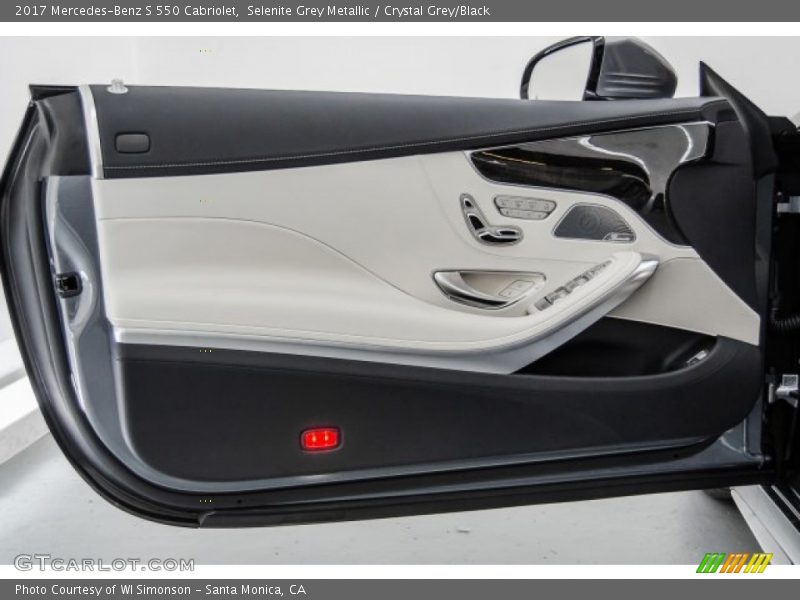 Selenite Grey Metallic / Crystal Grey/Black 2017 Mercedes-Benz S 550 Cabriolet