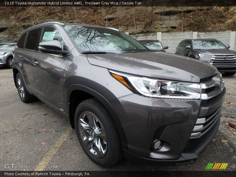 Front 3/4 View of 2018 Highlander Hybrid Limited AWD