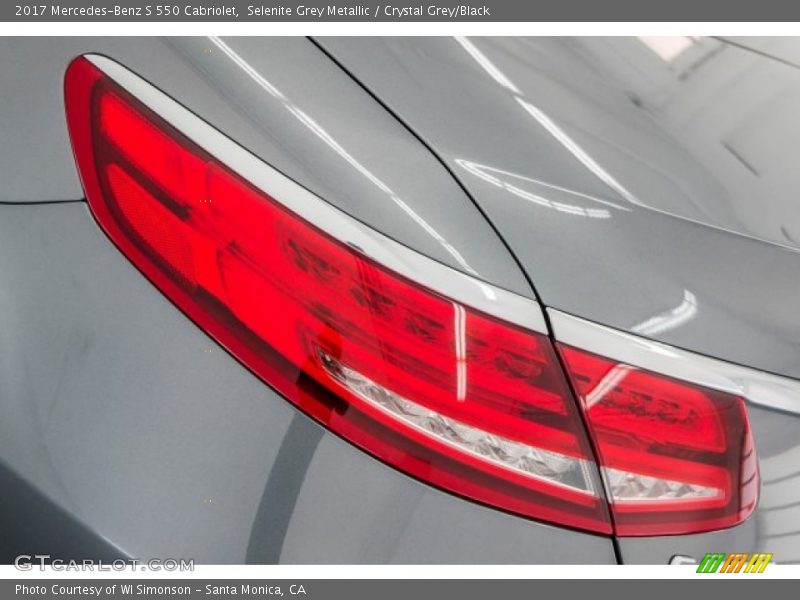 Selenite Grey Metallic / Crystal Grey/Black 2017 Mercedes-Benz S 550 Cabriolet