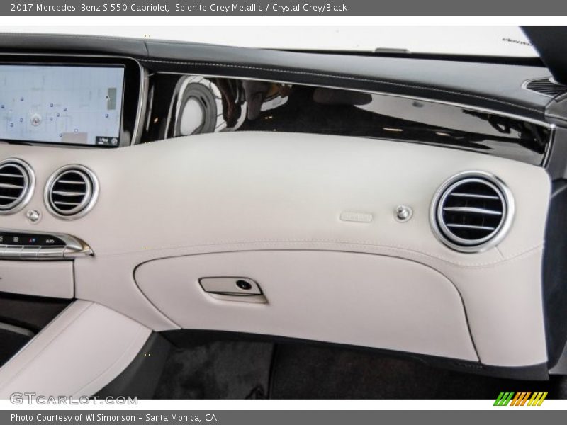 Selenite Grey Metallic / Crystal Grey/Black 2017 Mercedes-Benz S 550 Cabriolet