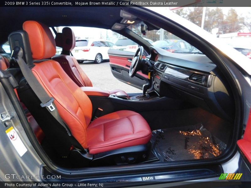 Mojave Brown Metallic / Coral Red/Black Dakota Leather 2009 BMW 3 Series 335i Convertible
