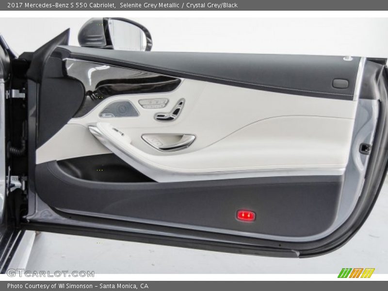 Selenite Grey Metallic / Crystal Grey/Black 2017 Mercedes-Benz S 550 Cabriolet
