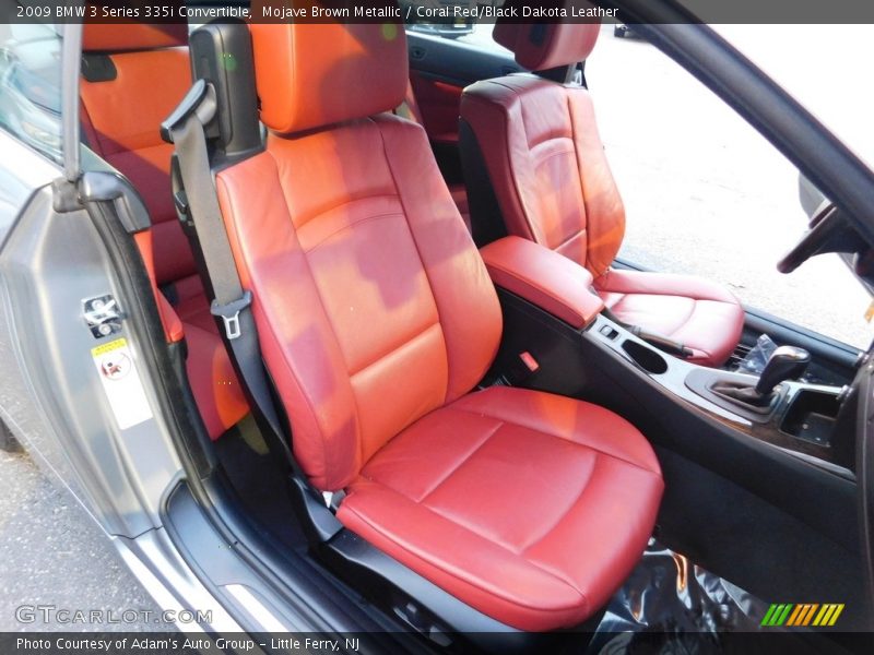 Mojave Brown Metallic / Coral Red/Black Dakota Leather 2009 BMW 3 Series 335i Convertible