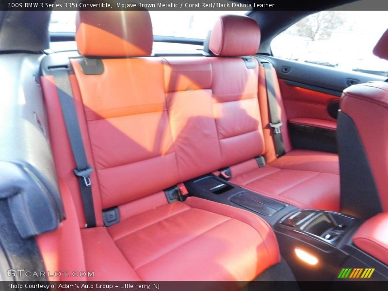 Mojave Brown Metallic / Coral Red/Black Dakota Leather 2009 BMW 3 Series 335i Convertible