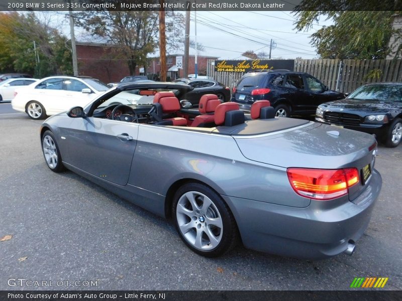 Mojave Brown Metallic / Coral Red/Black Dakota Leather 2009 BMW 3 Series 335i Convertible