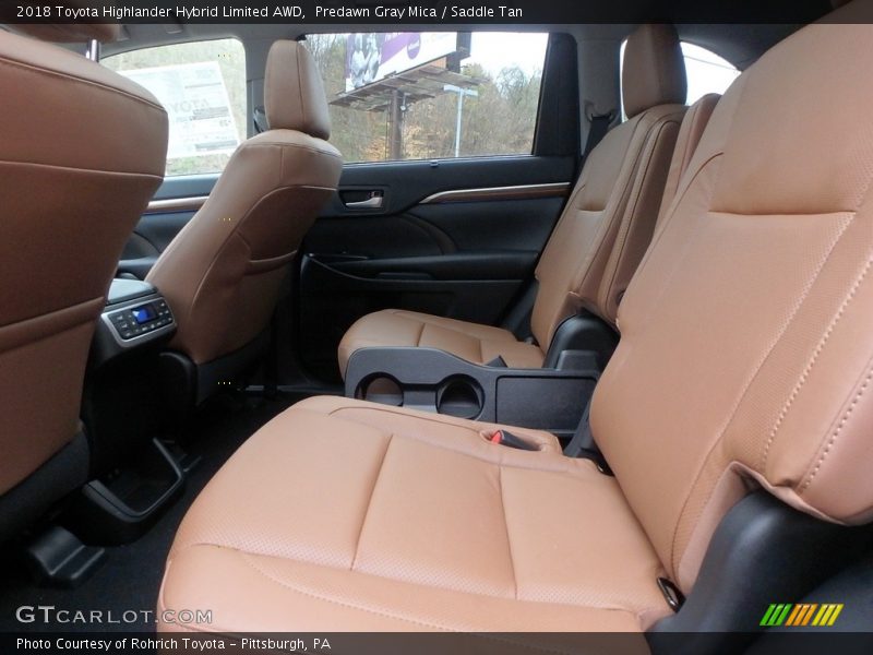 Rear Seat of 2018 Highlander Hybrid Limited AWD