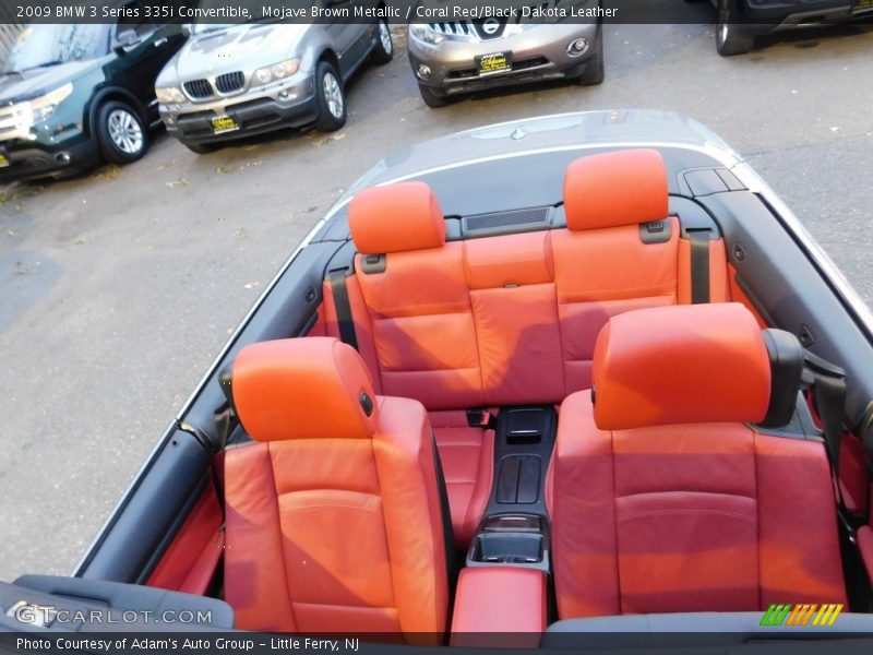 Mojave Brown Metallic / Coral Red/Black Dakota Leather 2009 BMW 3 Series 335i Convertible