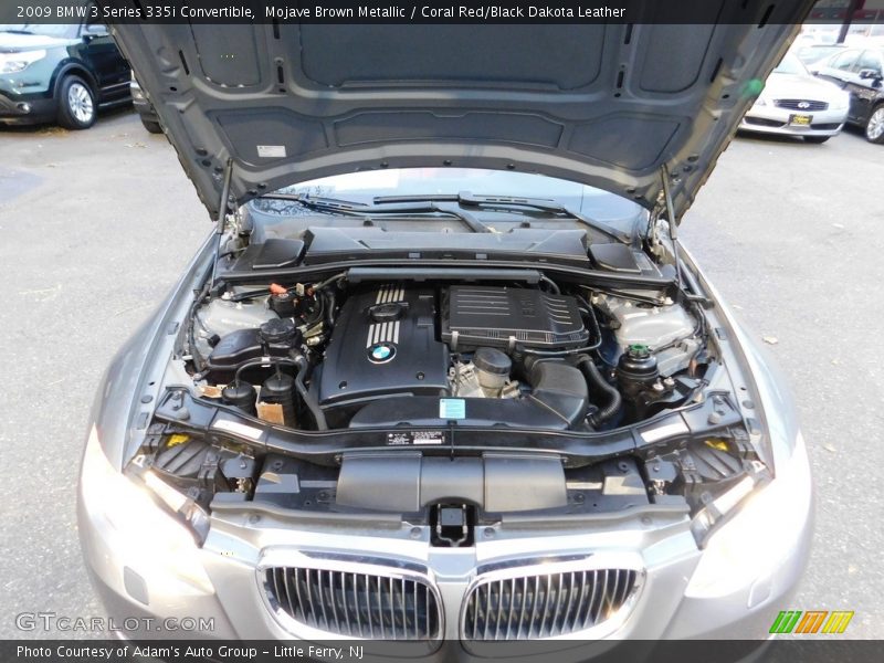 Mojave Brown Metallic / Coral Red/Black Dakota Leather 2009 BMW 3 Series 335i Convertible