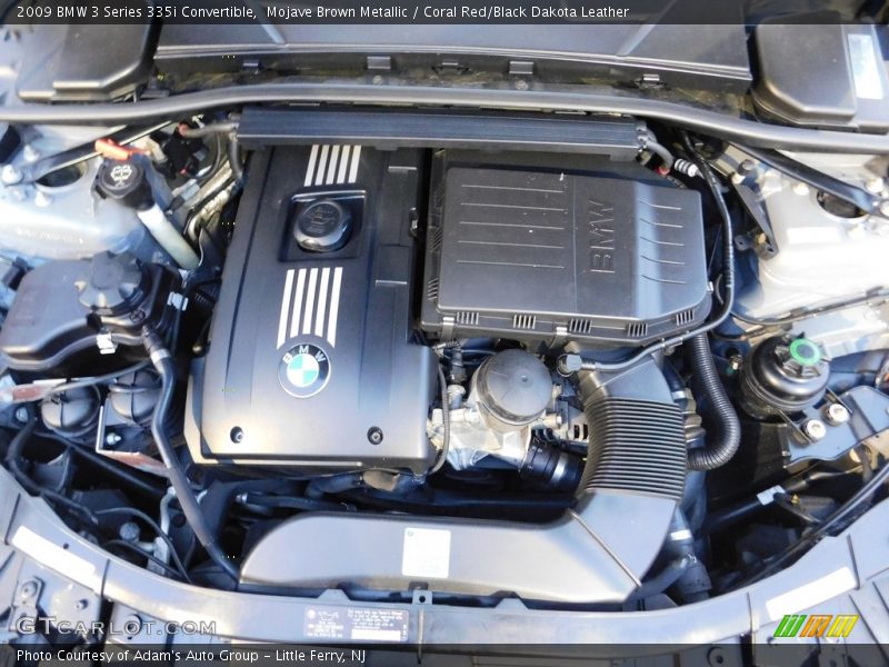 Mojave Brown Metallic / Coral Red/Black Dakota Leather 2009 BMW 3 Series 335i Convertible