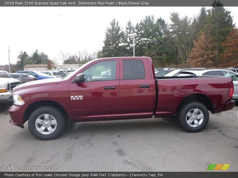  2018 1500 Express Quad Cab 4x4 Delmonico Red Pearl