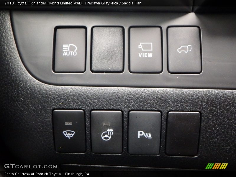 Predawn Gray Mica / Saddle Tan 2018 Toyota Highlander Hybrid Limited AWD