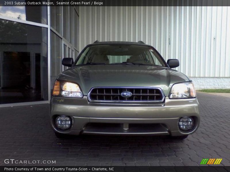 Seamist Green Pearl / Beige 2003 Subaru Outback Wagon