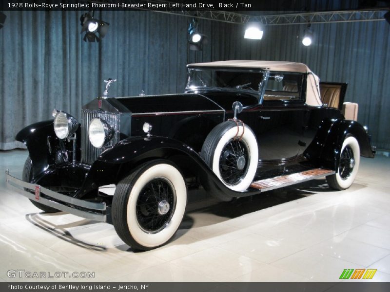 Black / Tan 1928 Rolls-Royce Springfield Phantom I Brewster Regent Left Hand Drive