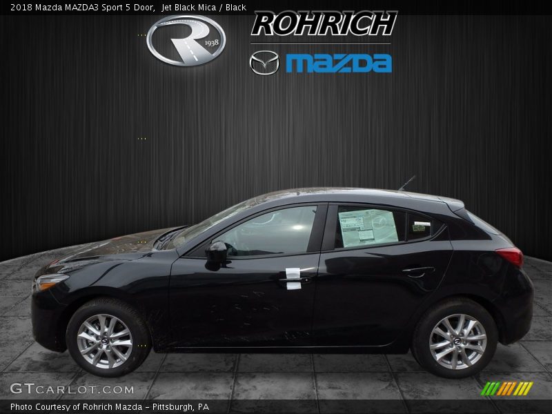 Jet Black Mica / Black 2018 Mazda MAZDA3 Sport 5 Door