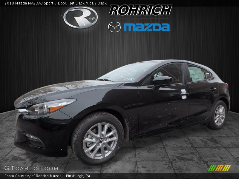 Jet Black Mica / Black 2018 Mazda MAZDA3 Sport 5 Door