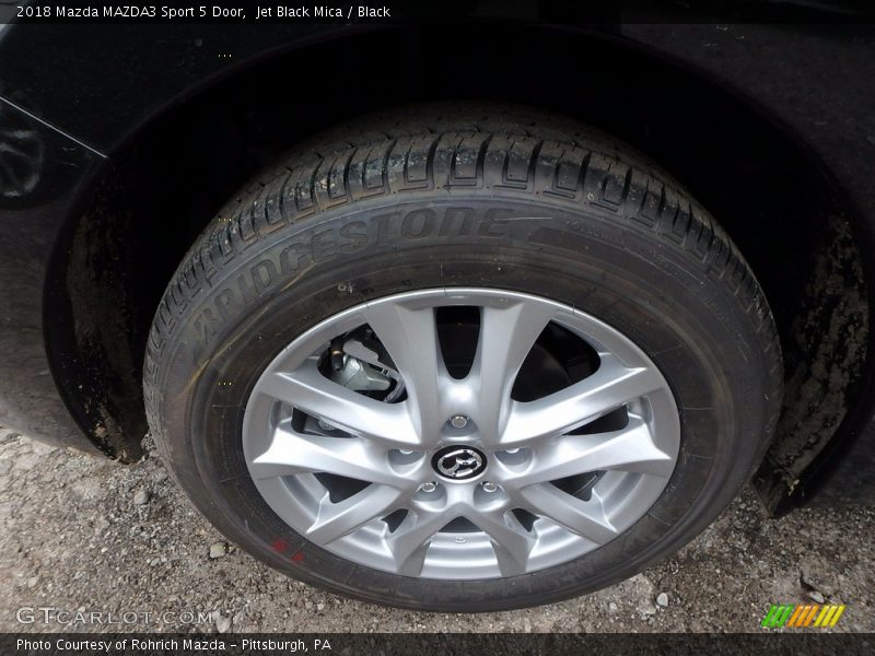 Jet Black Mica / Black 2018 Mazda MAZDA3 Sport 5 Door