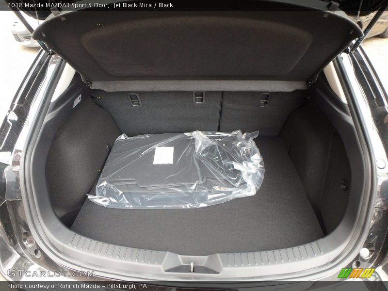 Jet Black Mica / Black 2018 Mazda MAZDA3 Sport 5 Door