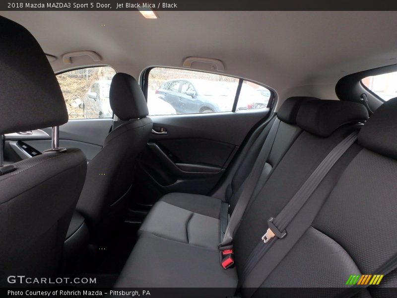 Jet Black Mica / Black 2018 Mazda MAZDA3 Sport 5 Door