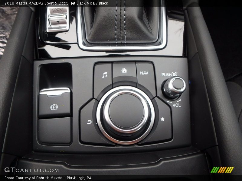 Jet Black Mica / Black 2018 Mazda MAZDA3 Sport 5 Door