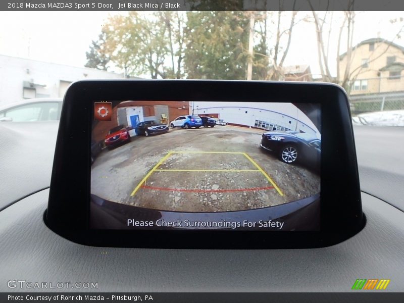 Jet Black Mica / Black 2018 Mazda MAZDA3 Sport 5 Door