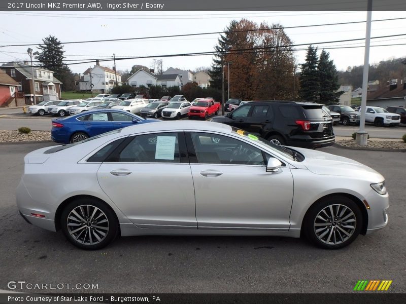 Ingot Silver / Ebony 2017 Lincoln MKZ Premier AWD