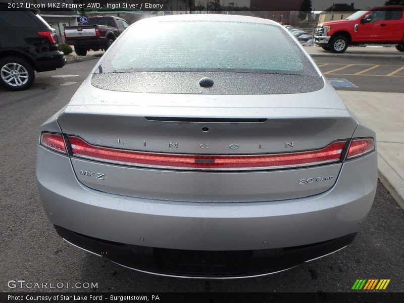 Ingot Silver / Ebony 2017 Lincoln MKZ Premier AWD