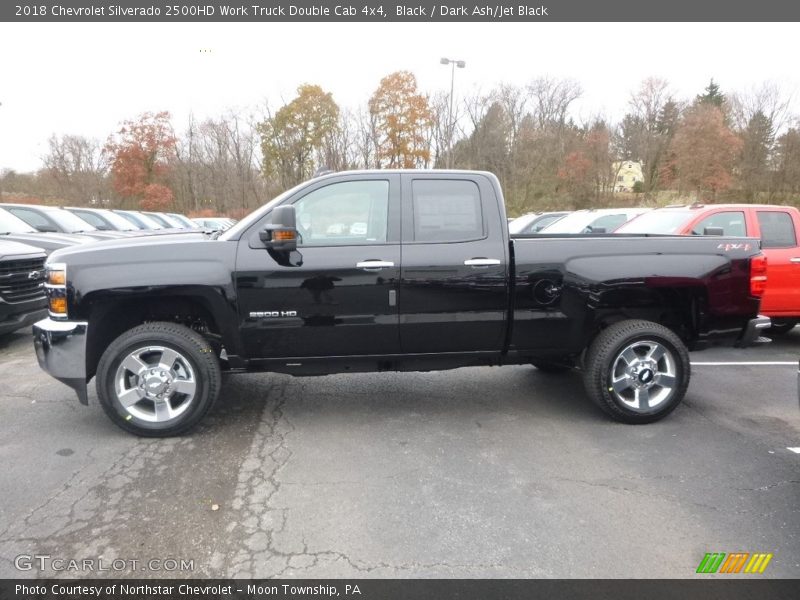 Black / Dark Ash/Jet Black 2018 Chevrolet Silverado 2500HD Work Truck Double Cab 4x4