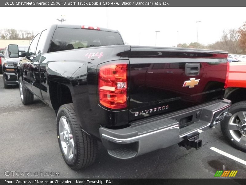 Black / Dark Ash/Jet Black 2018 Chevrolet Silverado 2500HD Work Truck Double Cab 4x4