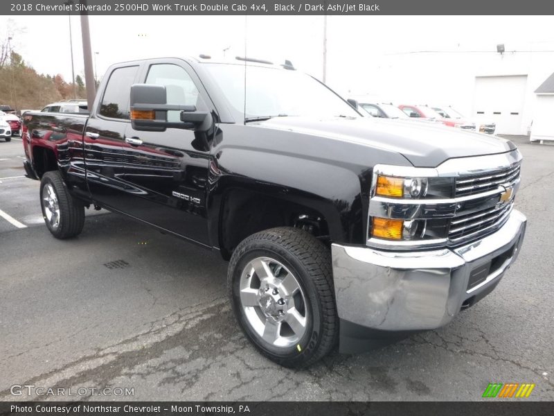 Black / Dark Ash/Jet Black 2018 Chevrolet Silverado 2500HD Work Truck Double Cab 4x4