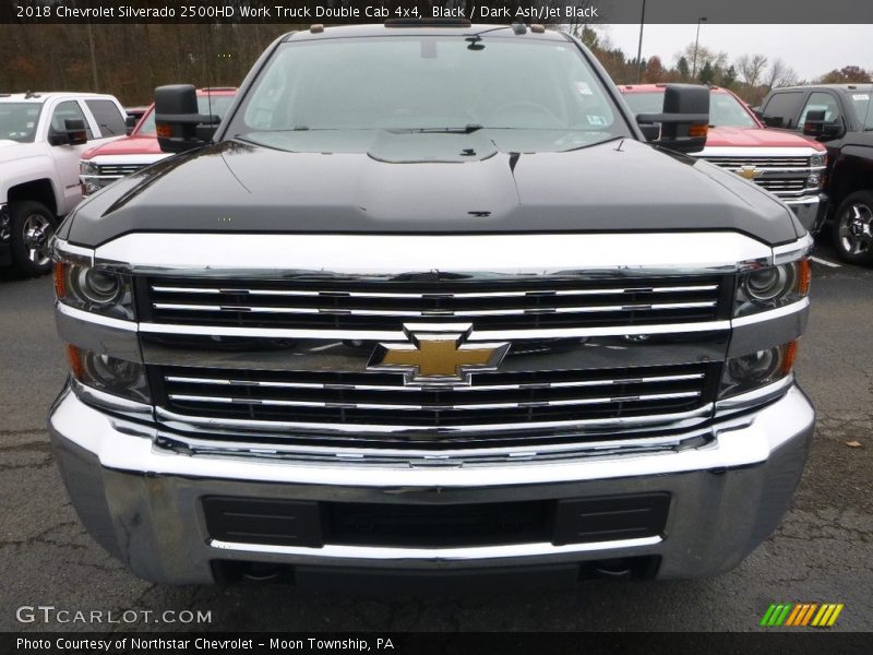 Black / Dark Ash/Jet Black 2018 Chevrolet Silverado 2500HD Work Truck Double Cab 4x4