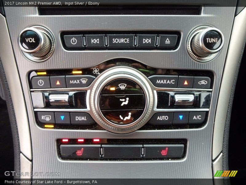 Controls of 2017 MKZ Premier AWD