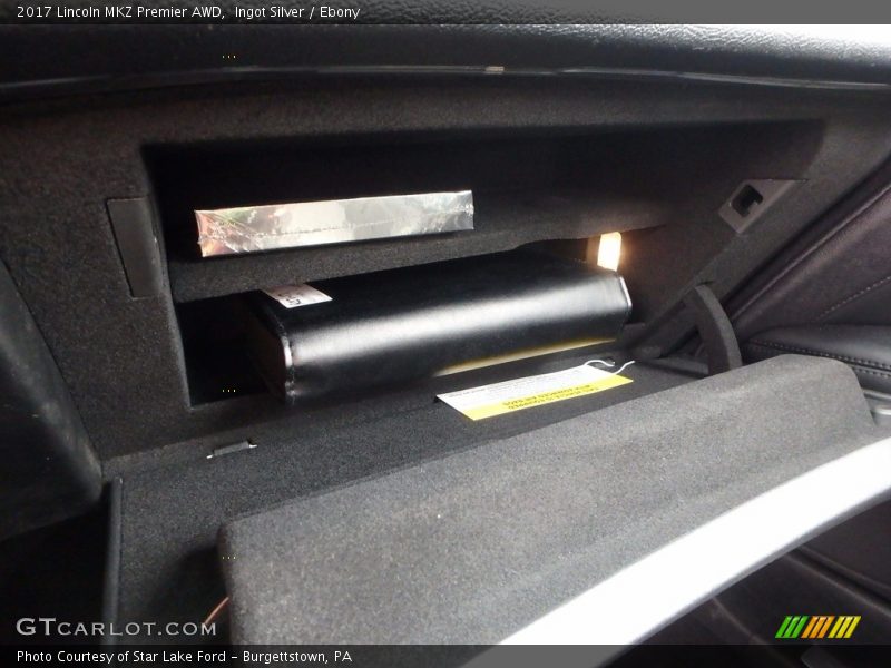 Ingot Silver / Ebony 2017 Lincoln MKZ Premier AWD