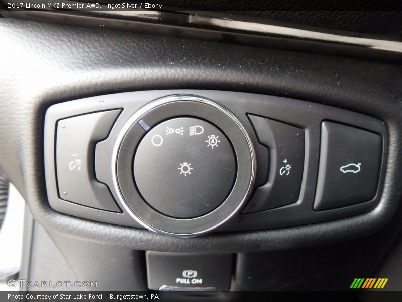 Controls of 2017 MKZ Premier AWD