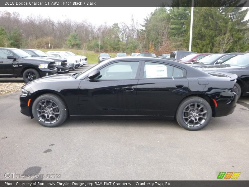 Pitch Black / Black 2018 Dodge Charger GT AWD
