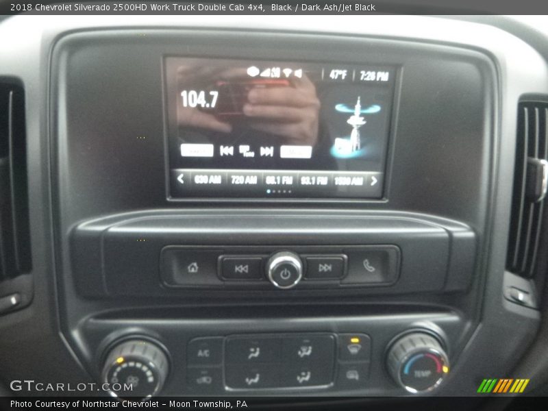 Black / Dark Ash/Jet Black 2018 Chevrolet Silverado 2500HD Work Truck Double Cab 4x4
