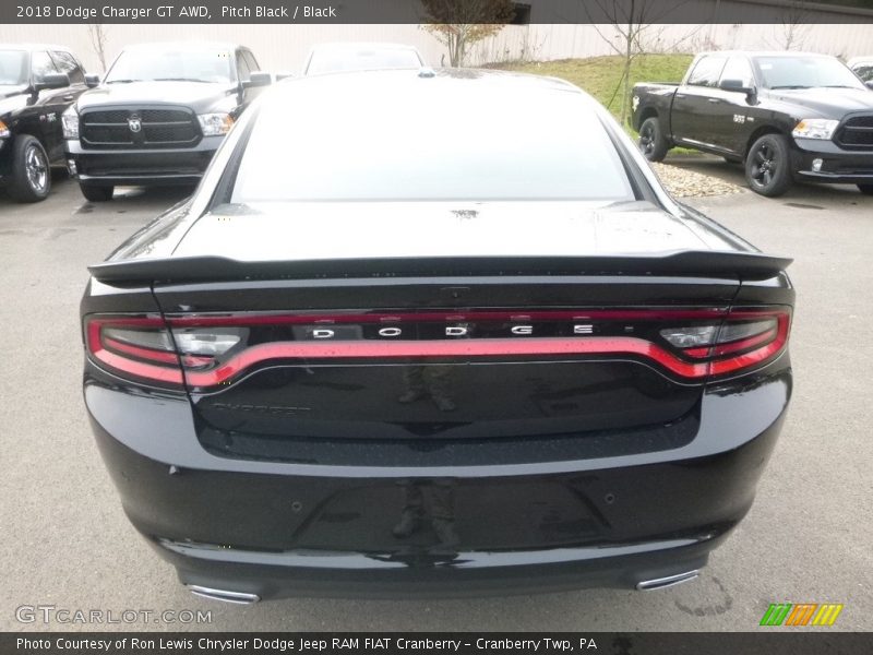 Pitch Black / Black 2018 Dodge Charger GT AWD
